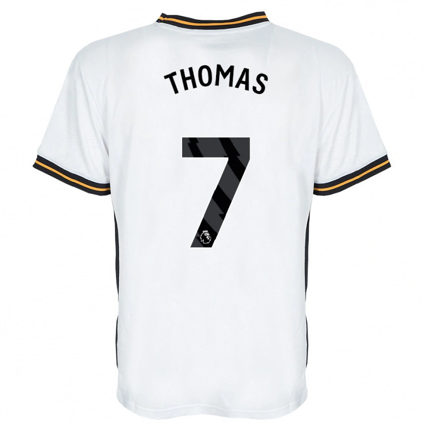 Danxen Børn Sorba Thomas #7 Hvid Orange Sort Udebane Spillertrøjer 2026/27 Trøje T-Shirt