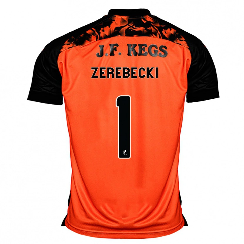Danxen Mænd Kuba Zerebecki #1 Orange Sort Hvid Hjemmebane Spillertrøjer 2026/27 Trøje T-Shirt