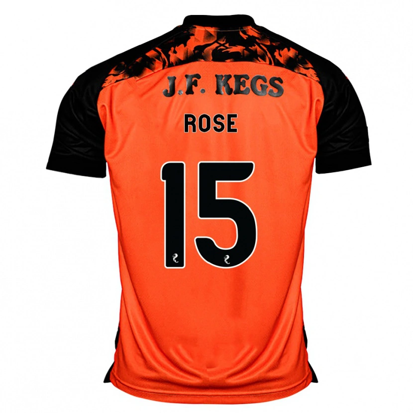 Danxen Mænd Lachlan Rose #15 Orange Sort Hvid Hjemmebane Spillertrøjer 2026/27 Trøje T-Shirt