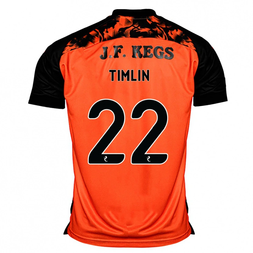 Danxen Mænd Sophie Timlin #22 Orange Sort Hvid Hjemmebane Spillertrøjer 2026/27 Trøje T-Shirt