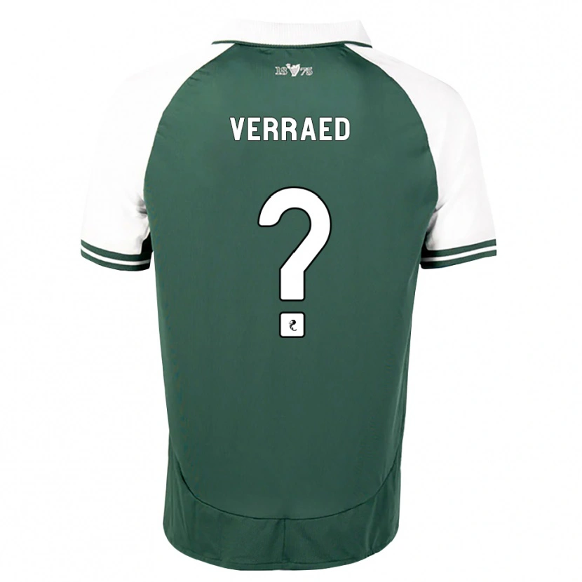 Danxen Mænd Henry Verraed #0 Havgrøn Hvid Hjemmebane Spillertrøjer 2026/27 Trøje T-Shirt