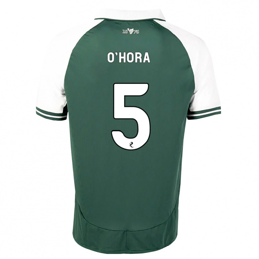 Danxen Mænd Warren O'hora #5 Havgrøn Hvid Hjemmebane Spillertrøjer 2026/27 Trøje T-Shirt