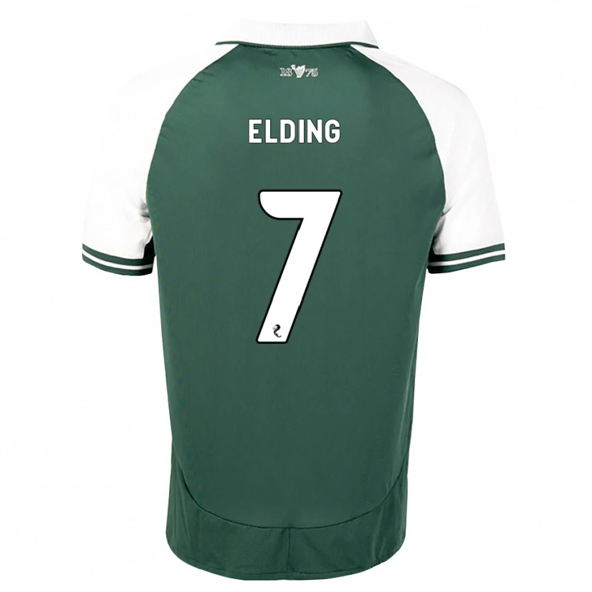 Danxen Mænd Owen Elding #7 Havgrøn Hvid Hjemmebane Spillertrøjer 2026/27 Trøje T-Shirt
