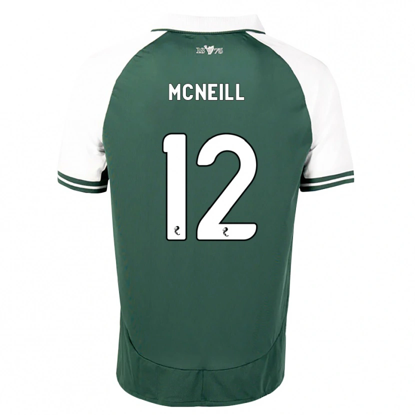 Danxen Mænd Lewis Mcneill #12 Havgrøn Hvid Hjemmebane Spillertrøjer 2026/27 Trøje T-Shirt