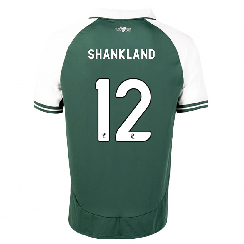 Danxen Mænd Cole Shankland #12 Havgrøn Hvid Hjemmebane Spillertrøjer 2026/27 Trøje T-Shirt