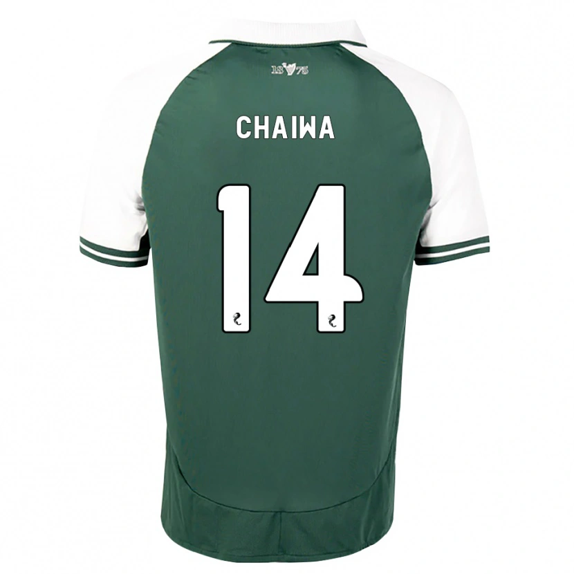 Danxen Mænd Miguel Chaiwa #14 Havgrøn Hvid Hjemmebane Spillertrøjer 2026/27 Trøje T-Shirt