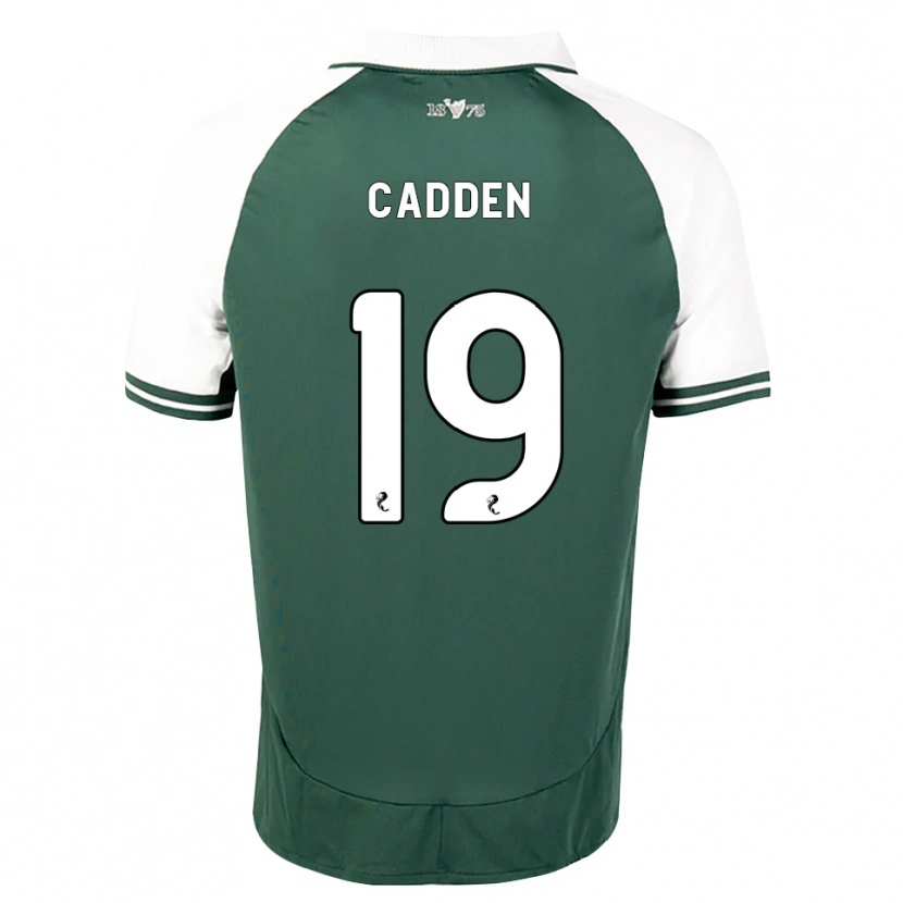 Danxen Mænd Nicky Cadden #19 Havgrøn Hvid Hjemmebane Spillertrøjer 2026/27 Trøje T-Shirt