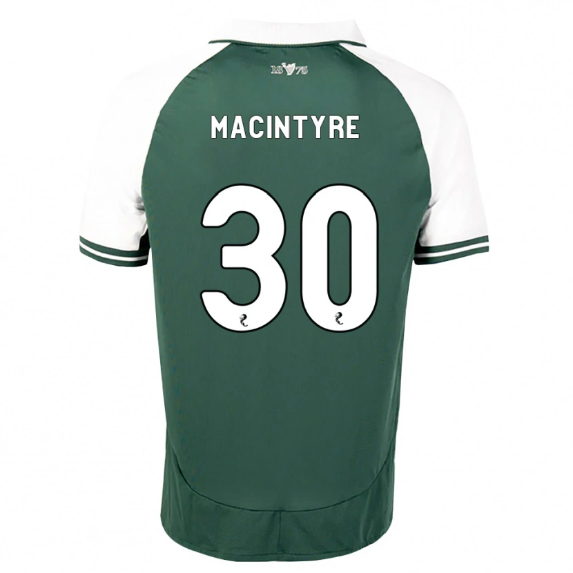Danxen Mænd Jacob Macintyre #30 Havgrøn Hvid Hjemmebane Spillertrøjer 2026/27 Trøje T-Shirt