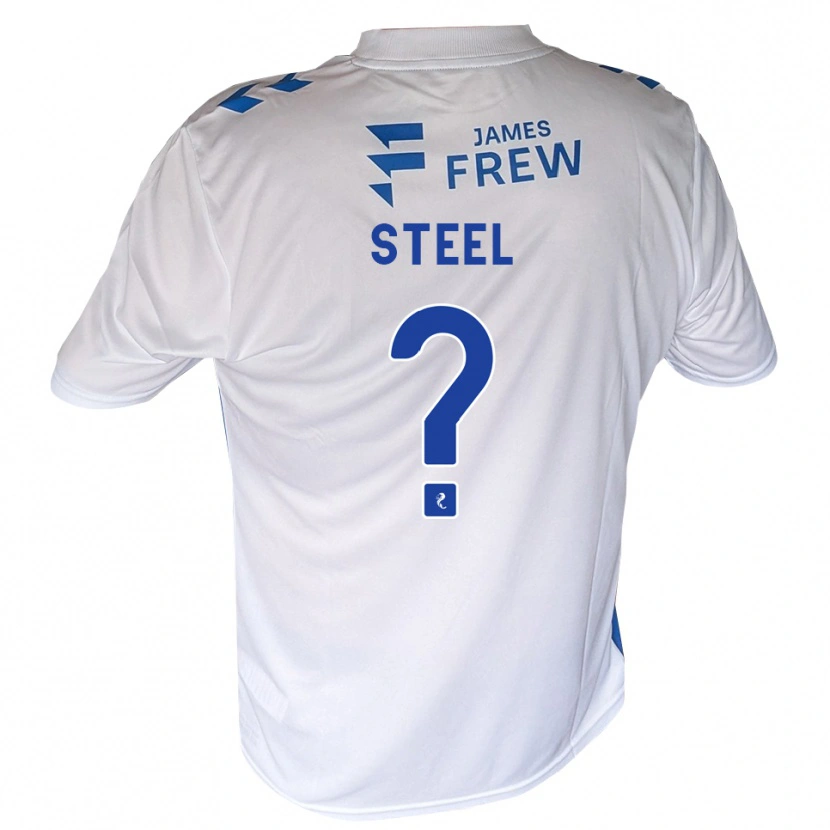 Danxen Mænd Lauren Steel #0 Kongeblå Hvid Hjemmebane Spillertrøjer 2026/27 Trøje T-Shirt