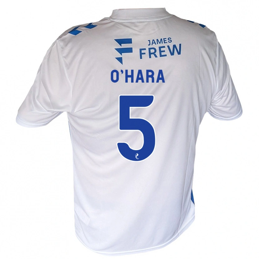 Danxen Mænd Mark O'hara #5 Kongeblå Hvid Hjemmebane Spillertrøjer 2026/27 Trøje T-Shirt