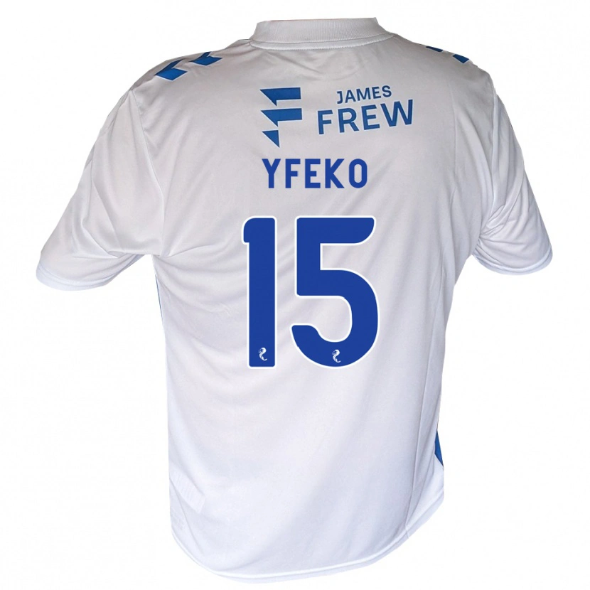 Danxen Mænd Johnly Yfeko #15 Kongeblå Hvid Hjemmebane Spillertrøjer 2026/27 Trøje T-Shirt
