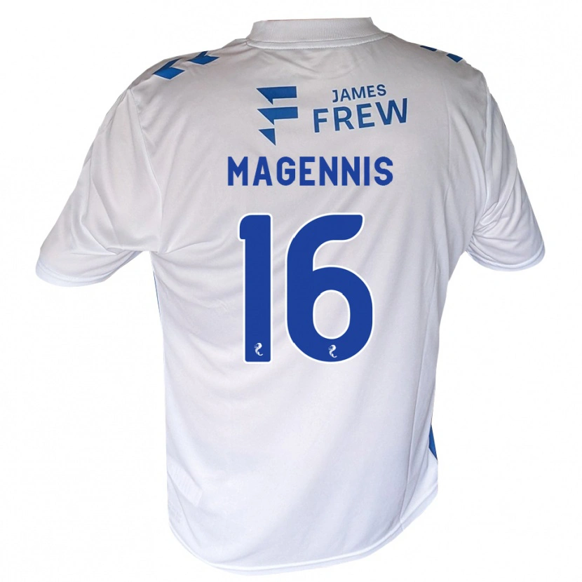 Danxen Mænd Kyle Magennis #16 Kongeblå Hvid Hjemmebane Spillertrøjer 2026/27 Trøje T-Shirt
