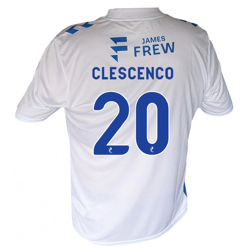 Danxen Mænd Nicky Clescenco #20 Kongeblå Hvid Hjemmebane Spillertrøjer 2026/27 Trøje T-Shirt