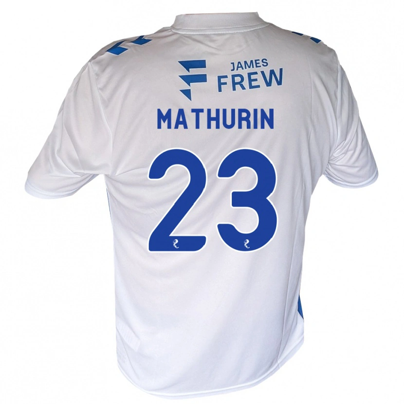 Danxen Mænd Roshaun Mathurin #23 Kongeblå Hvid Hjemmebane Spillertrøjer 2026/27 Trøje T-Shirt