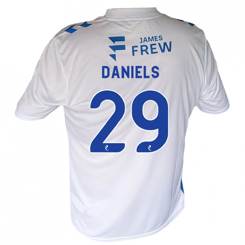 Danxen Mænd Djenairo Daniels #29 Kongeblå Hvid Hjemmebane Spillertrøjer 2026/27 Trøje T-Shirt