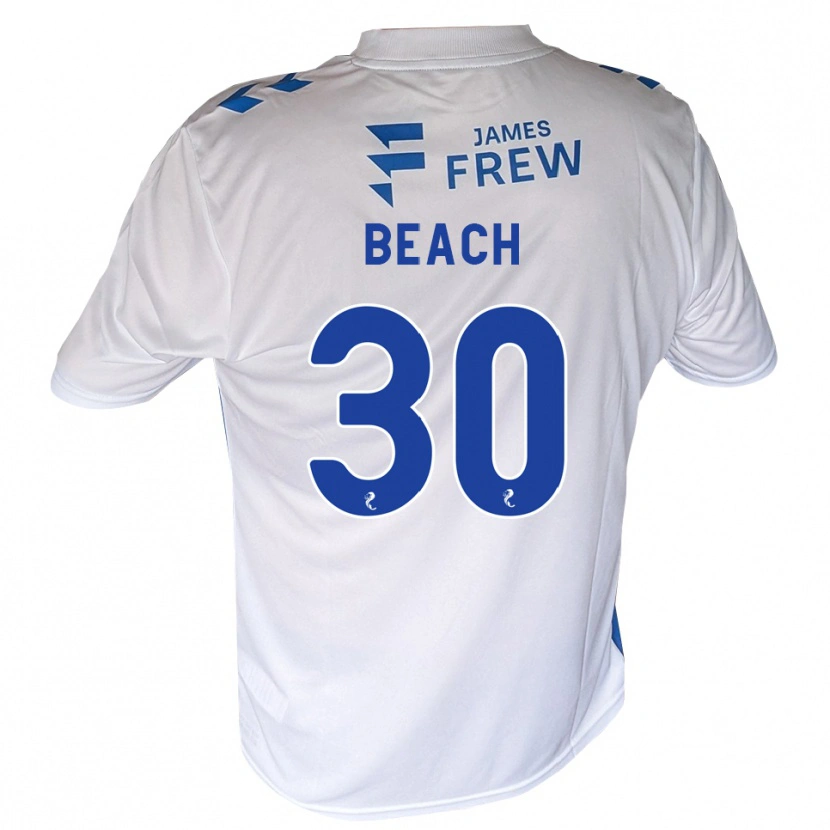 Danxen Mænd Eddie Beach #30 Kongeblå Hvid Hjemmebane Spillertrøjer 2026/27 Trøje T-Shirt