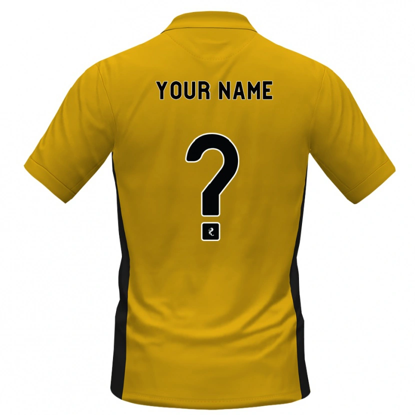 Danxen Mænd Dit Navn #0 Orange Sort Hjemmebane Spillertrøjer 2026/27 Trøje T-Shirt