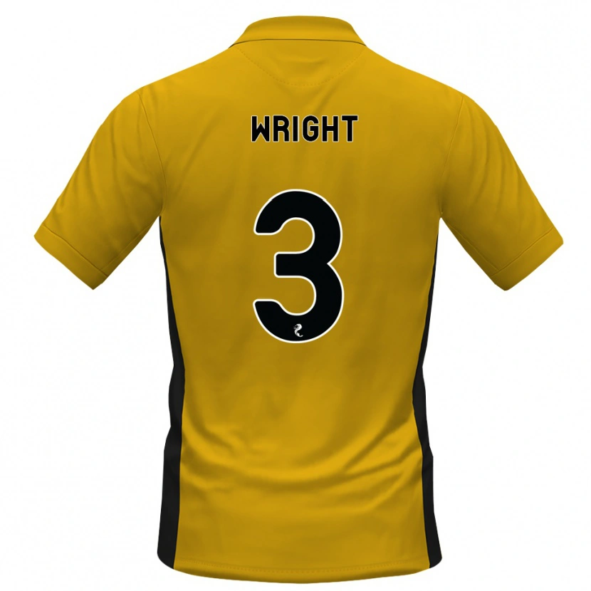Danxen Mænd Duncan Wright #3 Orange Sort Hjemmebane Spillertrøjer 2026/27 Trøje T-Shirt