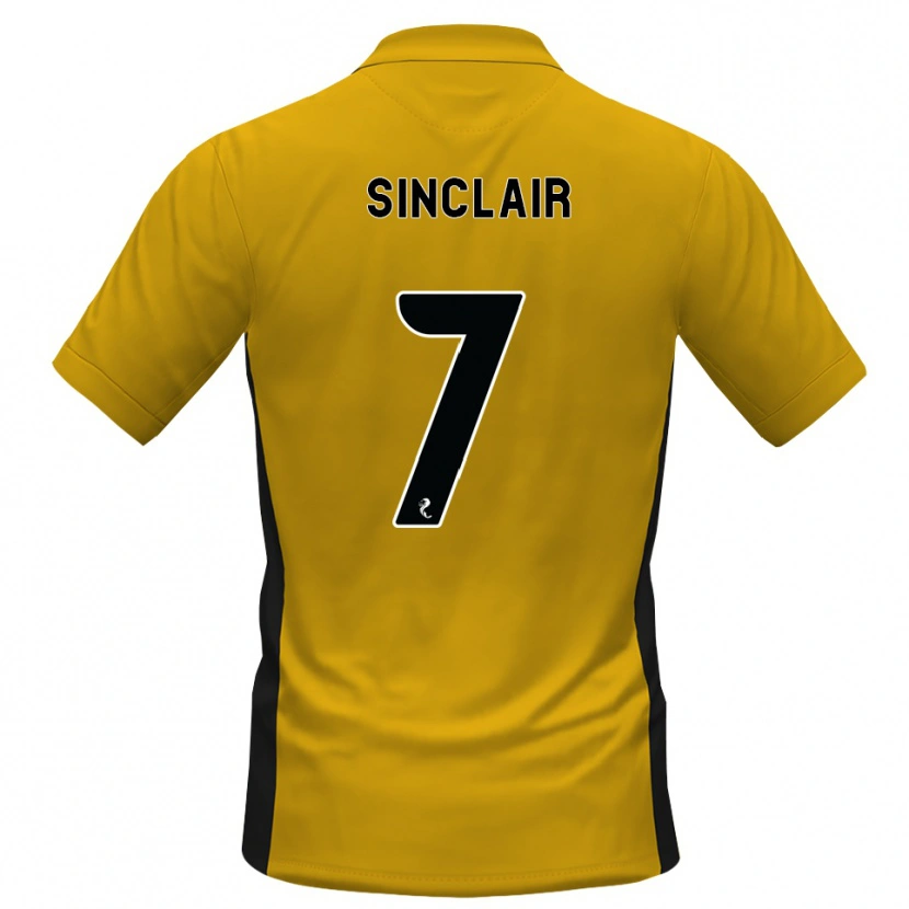 Danxen Mænd Tyrese Sinclair #7 Orange Sort Hjemmebane Spillertrøjer 2026/27 Trøje T-Shirt