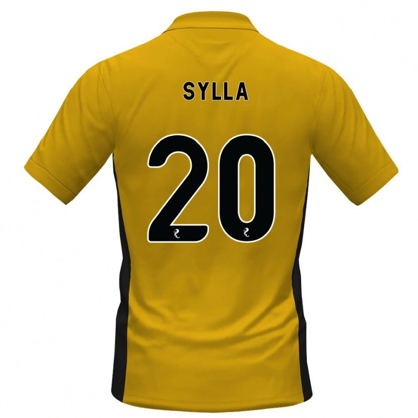 Danxen Mænd Mohamad Sylla #20 Orange Sort Hjemmebane Spillertrøjer 2026/27 Trøje T-Shirt