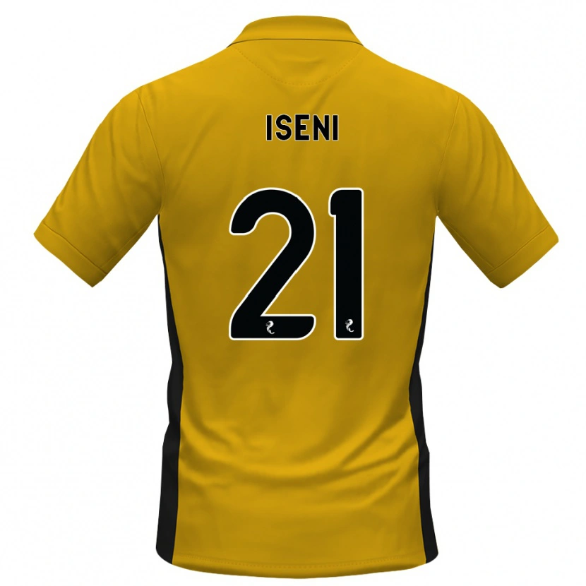 Danxen Mænd Besir Iseni #21 Orange Sort Hjemmebane Spillertrøjer 2026/27 Trøje T-Shirt