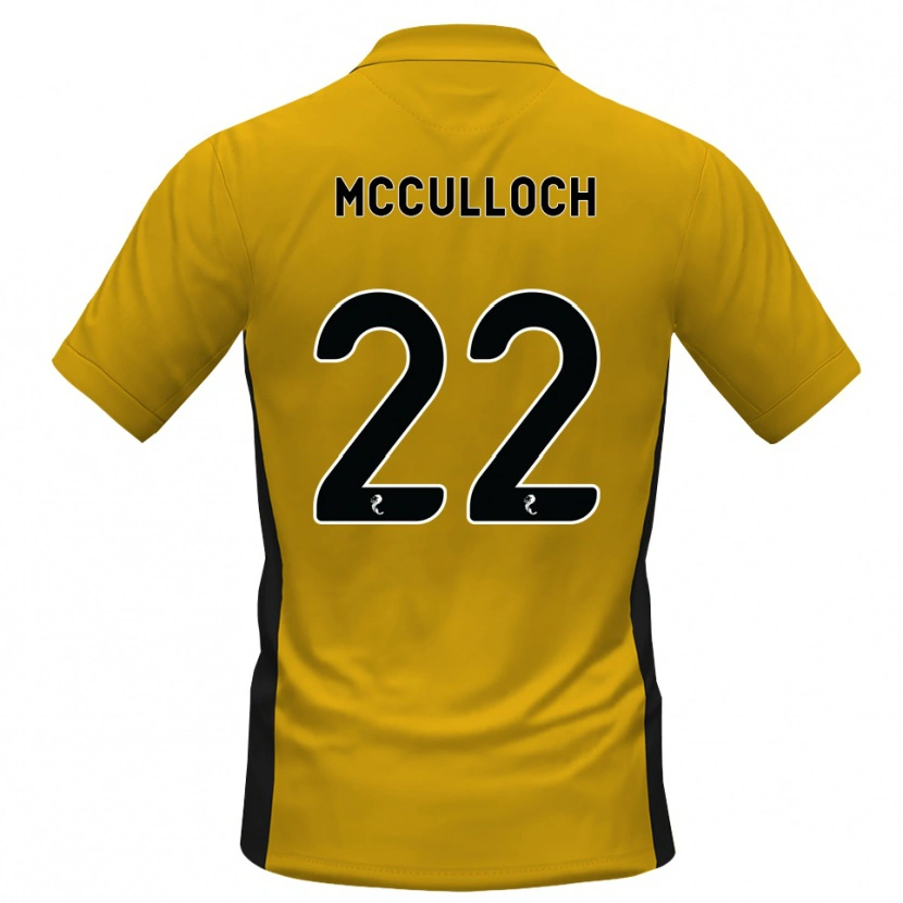 Danxen Mænd Seren Mcculloch #22 Orange Sort Hjemmebane Spillertrøjer 2026/27 Trøje T-Shirt