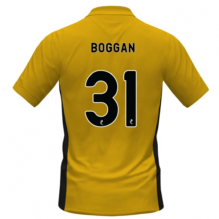 Danxen Mænd Joe Boggan #31 Orange Sort Hjemmebane Spillertrøjer 2026/27 Trøje T-Shirt