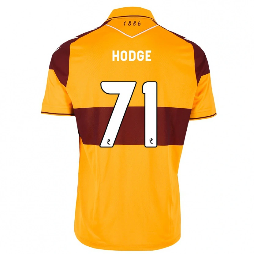 Danxen Mænd Joe Hodge #71 Maron Orange Hjemmebane Spillertrøjer 2026/27 Trøje T-Shirt