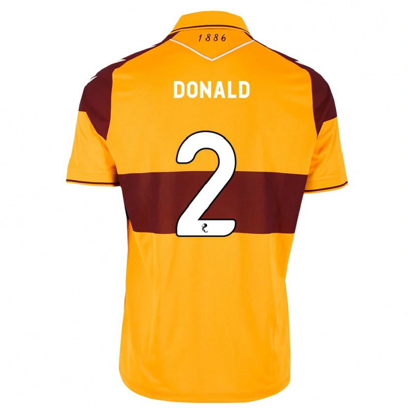 Danxen Mænd Eve Donald #2 Maron Orange Hjemmebane Spillertrøjer 2026/27 Trøje T-Shirt