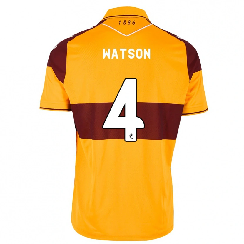 Danxen Mænd Chelsie Watson #4 Maron Orange Hjemmebane Spillertrøjer 2026/27 Trøje T-Shirt