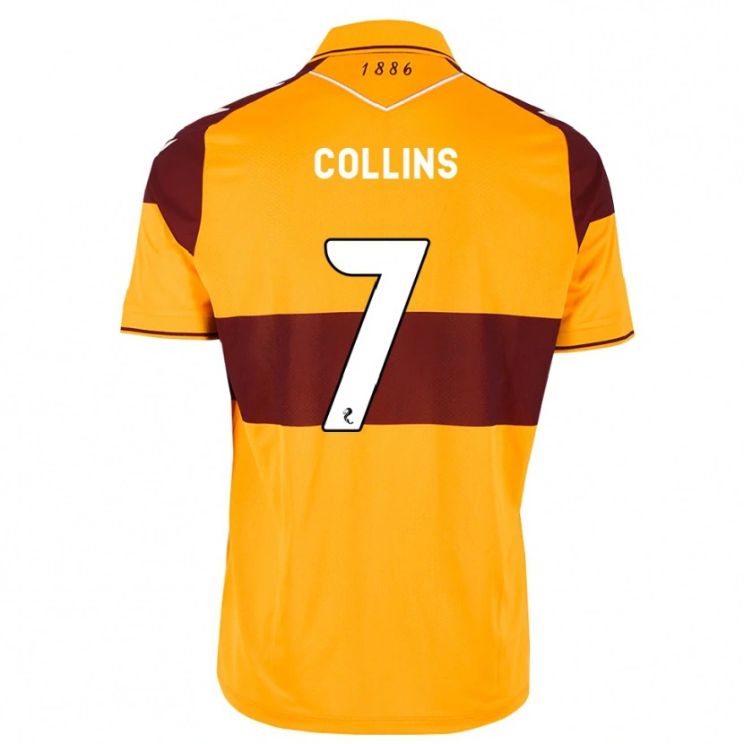 Danxen Mænd Bailley Collins #7 Maron Orange Hjemmebane Spillertrøjer 2026/27 Trøje T-Shirt