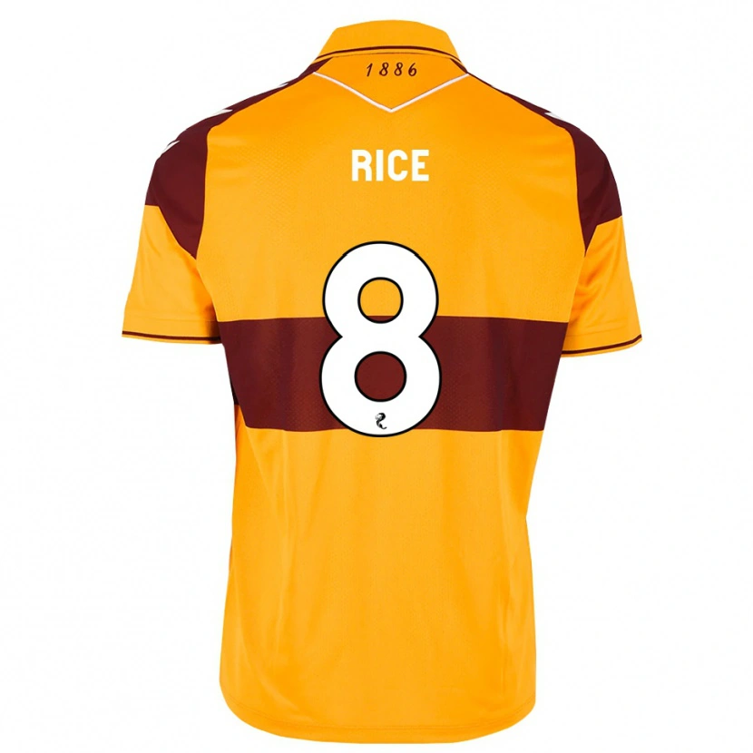 Danxen Mænd Katie Rice #8 Maron Orange Hjemmebane Spillertrøjer 2026/27 Trøje T-Shirt