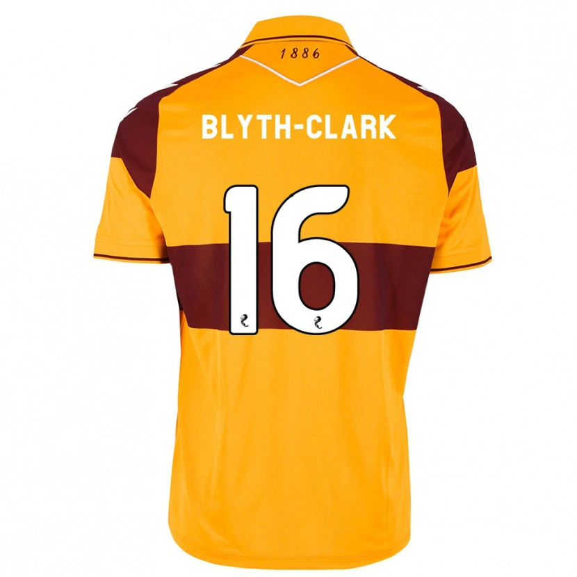 Danxen Mænd Mason Blyth-Clark #16 Maron Orange Hjemmebane Spillertrøjer 2026/27 Trøje T-Shirt