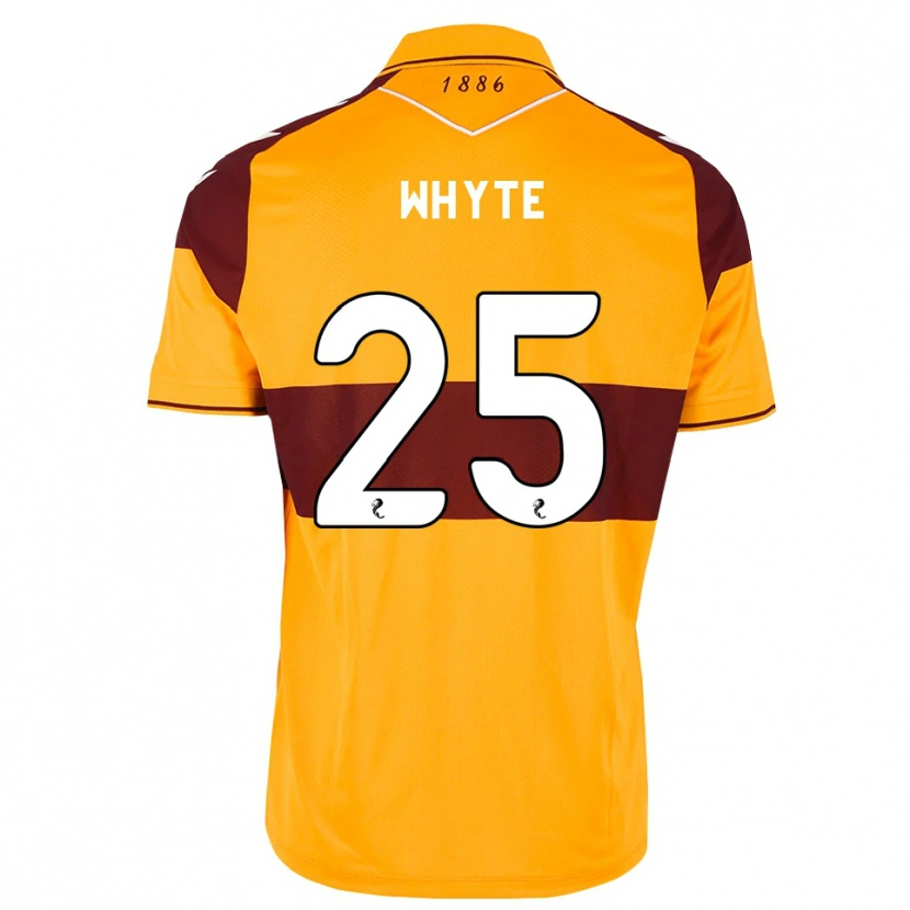 Danxen Mænd Olly Whyte #25 Maron Orange Hjemmebane Spillertrøjer 2026/27 Trøje T-Shirt