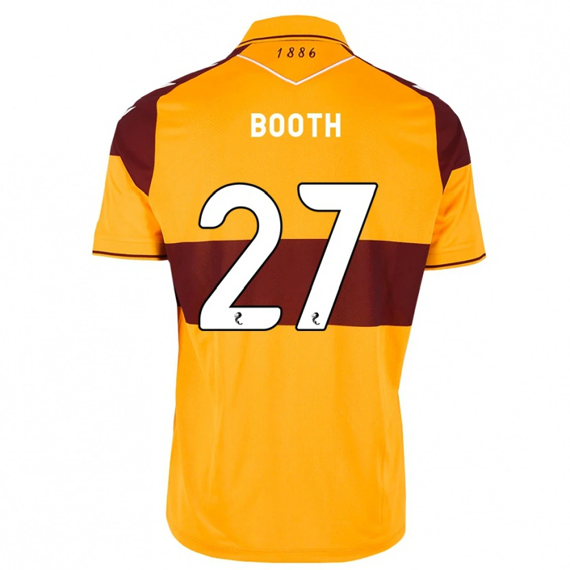 Danxen Mænd Mikey Booth #27 Maron Orange Hjemmebane Spillertrøjer 2026/27 Trøje T-Shirt