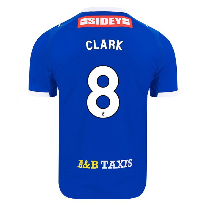 Danxen Mænd Hannah Clark #8 Blå Rød Gul Hjemmebane Spillertrøjer 2026/27 Trøje T-Shirt
