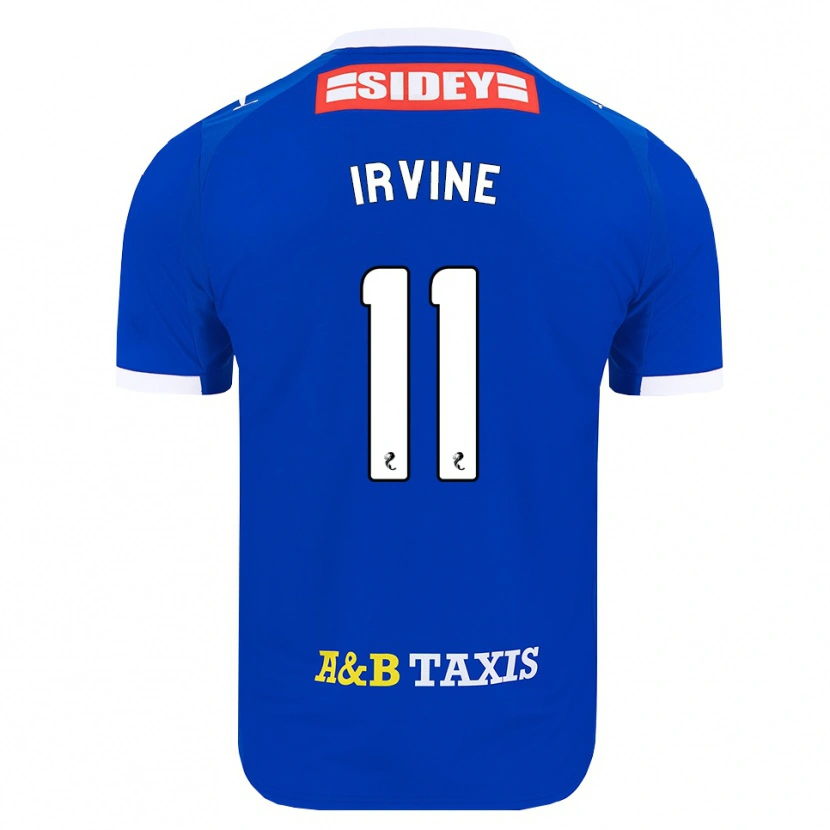 Danxen Mænd Niamh Irvine #11 Blå Rød Gul Hjemmebane Spillertrøjer 2026/27 Trøje T-Shirt