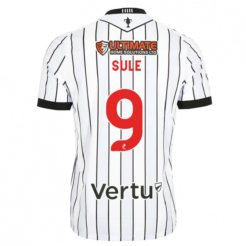 Danxen Mænd Eseosa Sule #9 Hvid Sort Rød Hjemmebane Spillertrøjer 2026/27 Trøje T-Shirt