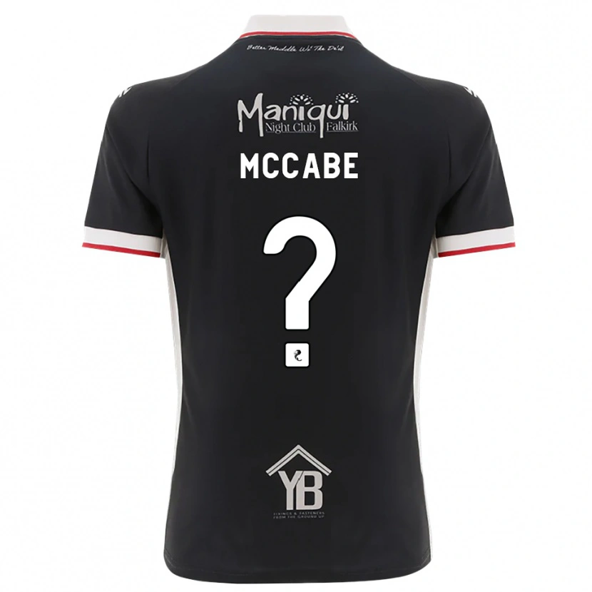 Danxen Mænd Karen Mccabe #0 Sort Hvid Rød Hjemmebane Spillertrøjer 2026/27 Trøje T-Shirt