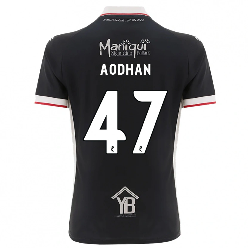 Danxen Mænd Aodhan Doherty #47 Sort Hvid Rød Hjemmebane Spillertrøjer 2026/27 Trøje T-Shirt