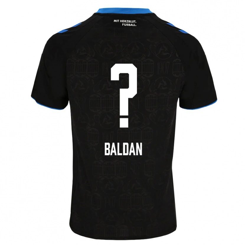 Danxen Mænd Ziya Baldan #0 Sort Hvid Rød Hjemmebane Spillertrøjer 2026/27 Trøje T-Shirt