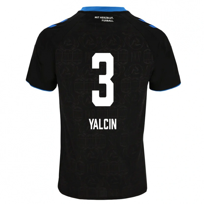 Danxen Mænd Kerem Yalcin #3 Sort Hvid Rød Hjemmebane Spillertrøjer 2026/27 Trøje T-Shirt