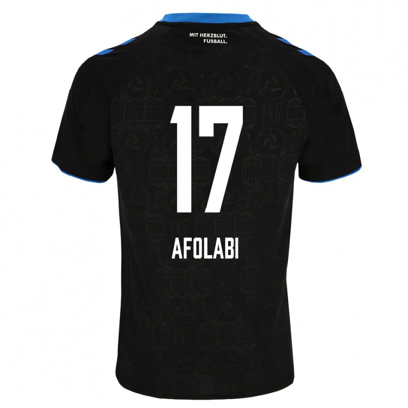 Danxen Mænd Gentil Afolabi #17 Sort Hvid Rød Hjemmebane Spillertrøjer 2026/27 Trøje T-Shirt