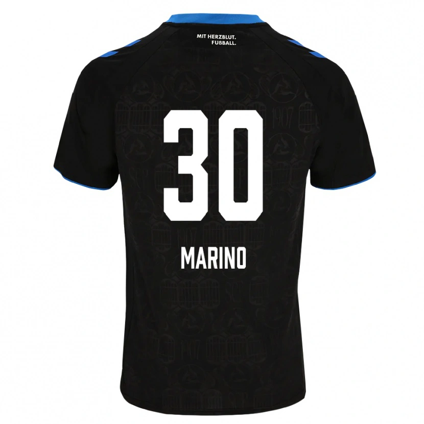 Danxen Mænd Stefano Marino #30 Sort Hvid Rød Hjemmebane Spillertrøjer 2026/27 Trøje T-Shirt