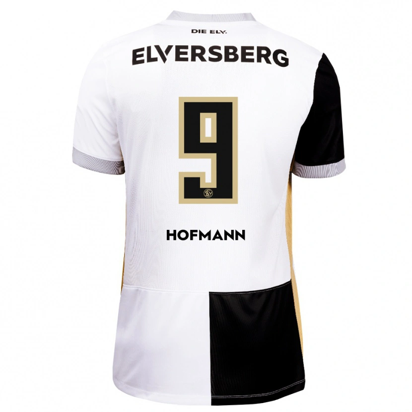 Danxen Mænd Danny Hofmann #9 Sort Hvid Brun Hjemmebane Spillertrøjer 2026/27 Trøje T-Shirt
