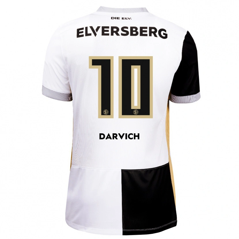 Danxen Mænd Noah Darvich #10 Sort Hvid Brun Hjemmebane Spillertrøjer 2026/27 Trøje T-Shirt