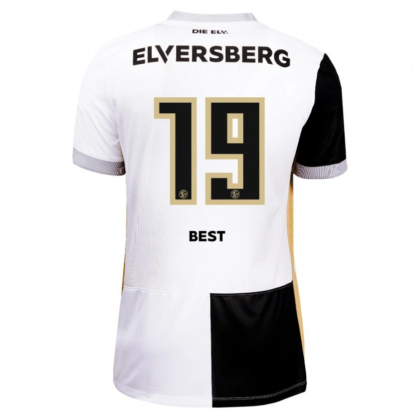 Danxen Mænd Lennart Best #19 Sort Hvid Brun Hjemmebane Spillertrøjer 2026/27 Trøje T-Shirt