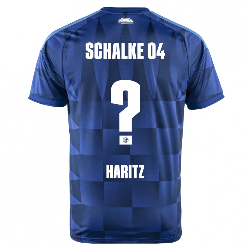 Danxen Mænd Sam Haritz #0 Mørkeblå Gul Hvid Hjemmebane Spillertrøjer 2026/27 Trøje T-Shirt