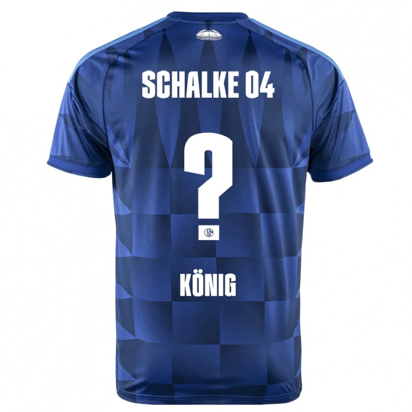 Danxen Mænd Sean König #0 Mørkeblå Gul Hvid Hjemmebane Spillertrøjer 2026/27 Trøje T-Shirt