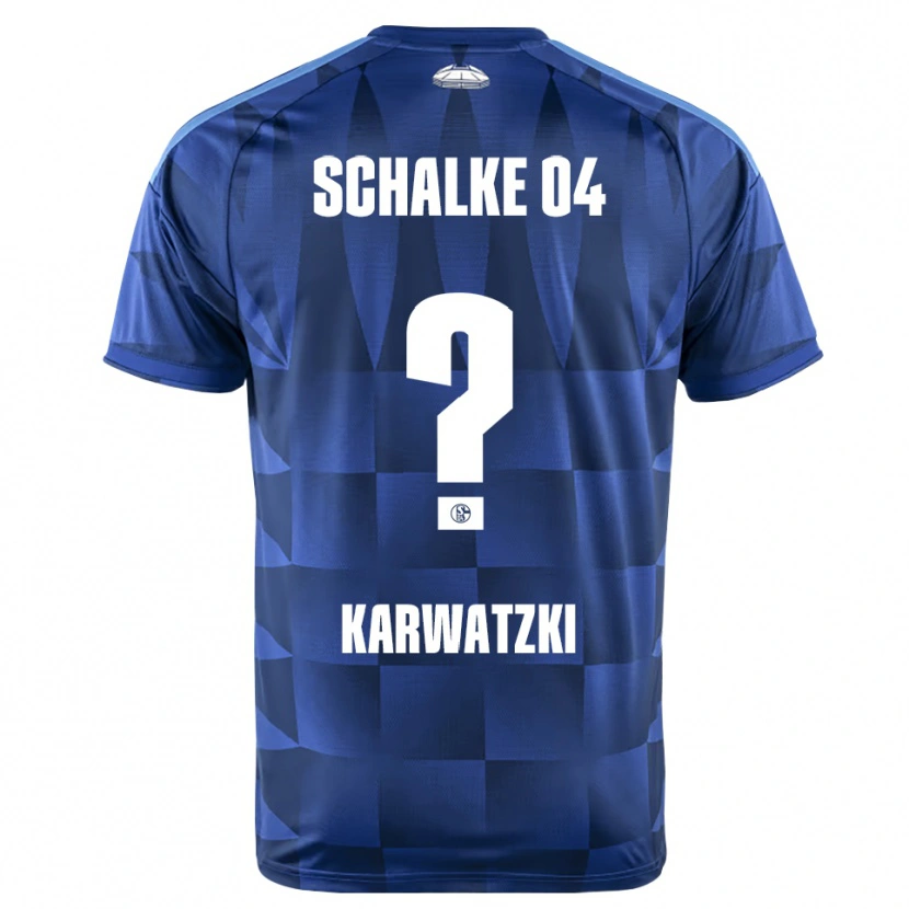 Danxen Mænd Lucy Karwatzki #0 Mørkeblå Gul Hvid Hjemmebane Spillertrøjer 2026/27 Trøje T-Shirt